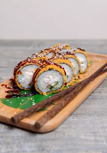 Տաք ծովախեցգետնի ձողիկներ